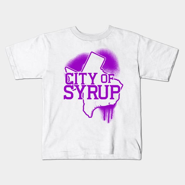 Syrup City Kids T-Shirt by VisualTrashN'Treasure